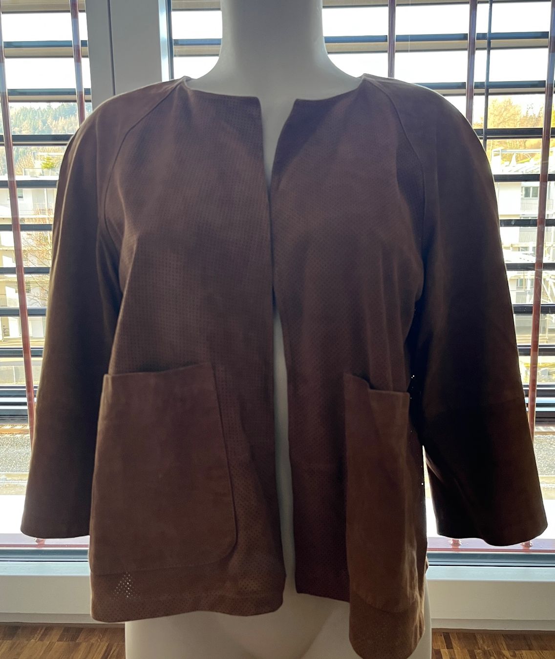 Giacche: Wildleder-Jacke, Gr. M, cognacfarben – Usato da Burgdorf venduto da wiwy51 2