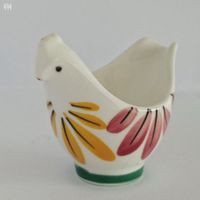 Vintage Eierbecher Huhn aus Keramik