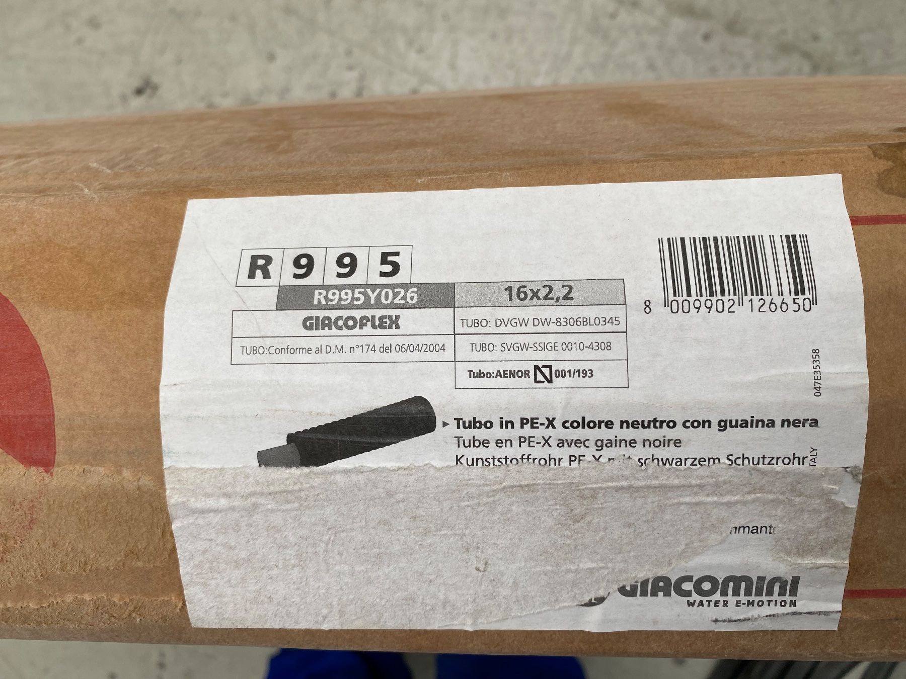 Tubi & Tubi flessibili: PEX Rohr Giacoflex – Usato da Muhen venduto da G60iger 2