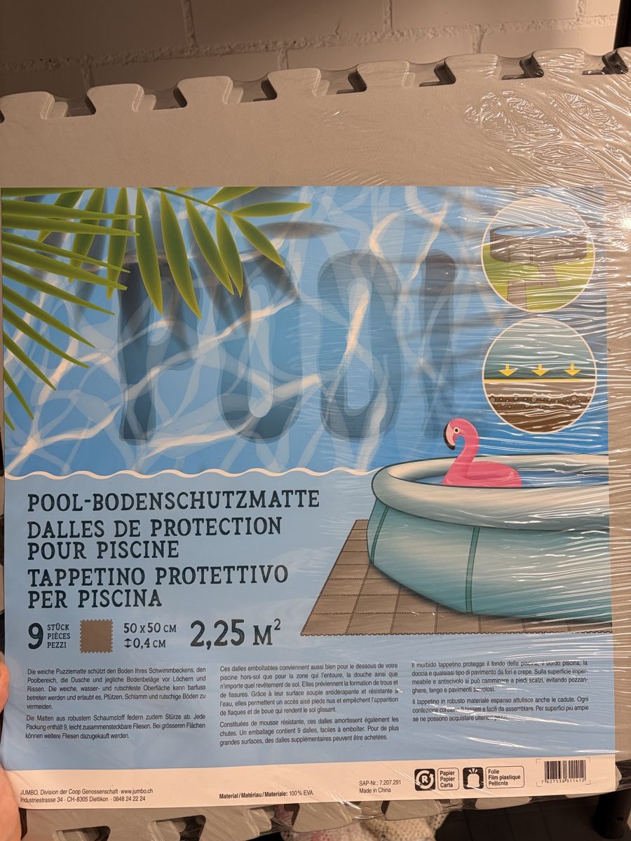 Bodenmatten: Pool Bodenschutzmatte 24 Stk.  – Neu (gemäss Beschreibung) aus Kölliken von MaRo1303