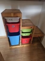 Holz Kindermöbel Set, Schrank, Kommode, Regal, Top Zustand!