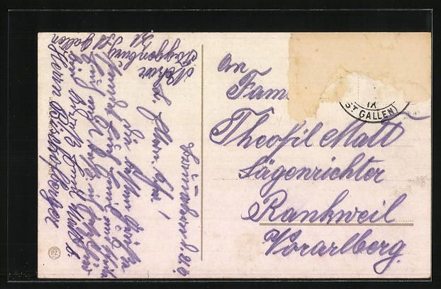Cartoline postali: Lichtensteig, Stadtbrücke und Thurschle – Usato da Berlin venduto da bartko-reher 1