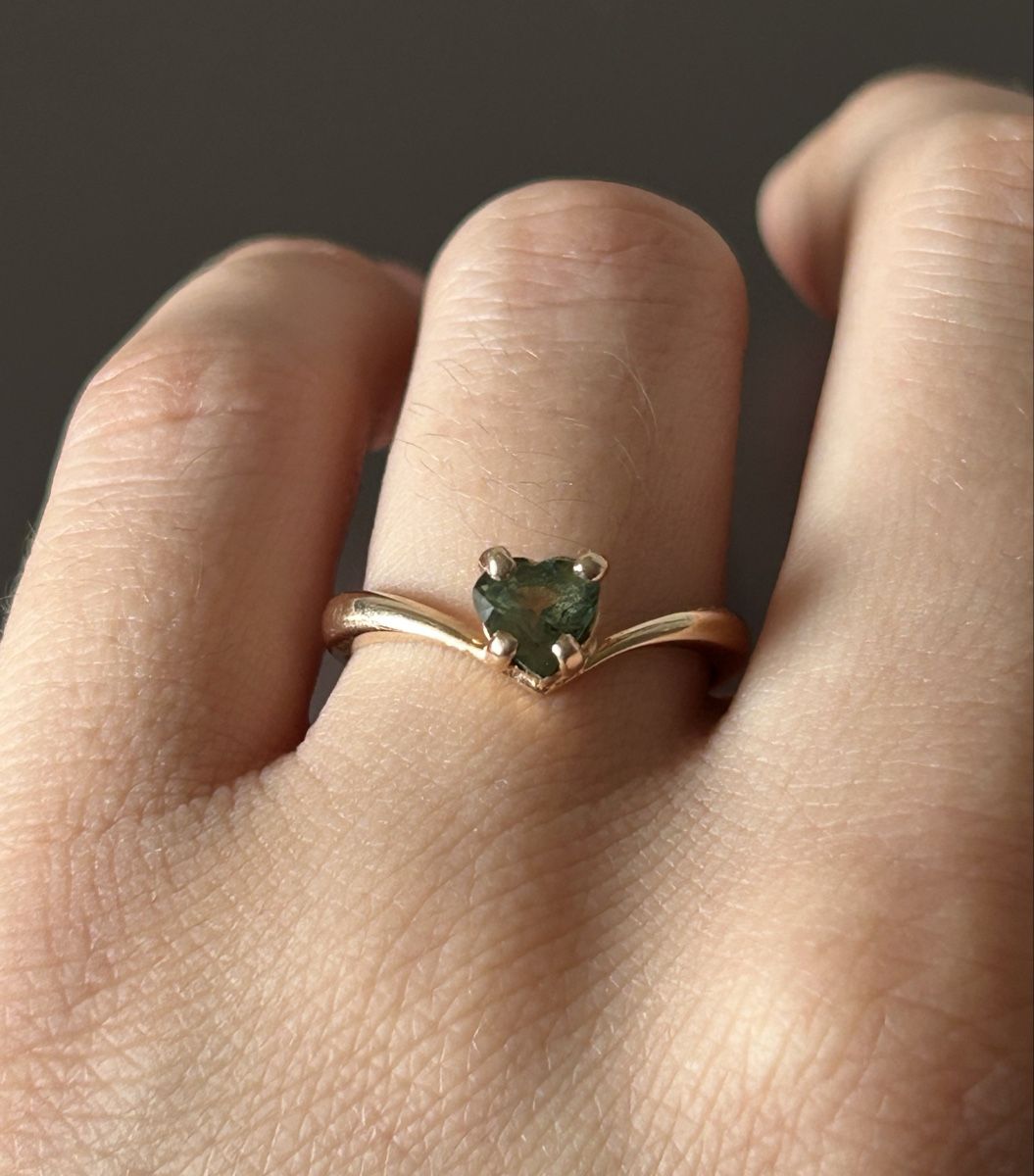 Anelli: Bague coeur en or 750 – Usato da Zürich venduto da malia. 5