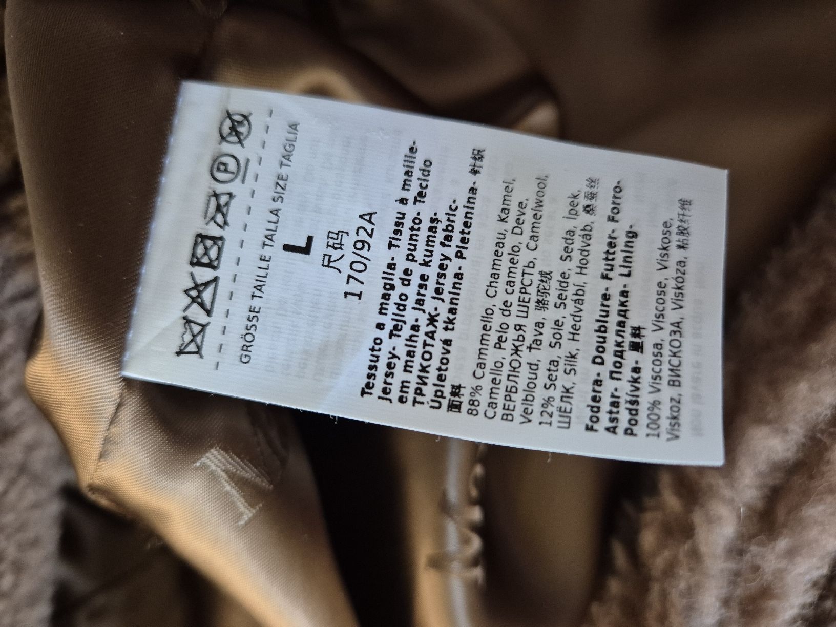 Max Mara Cappotti: Max Mara Teddy Mantel – Usato da Biel/Bienne venduto da mvfa88 1
