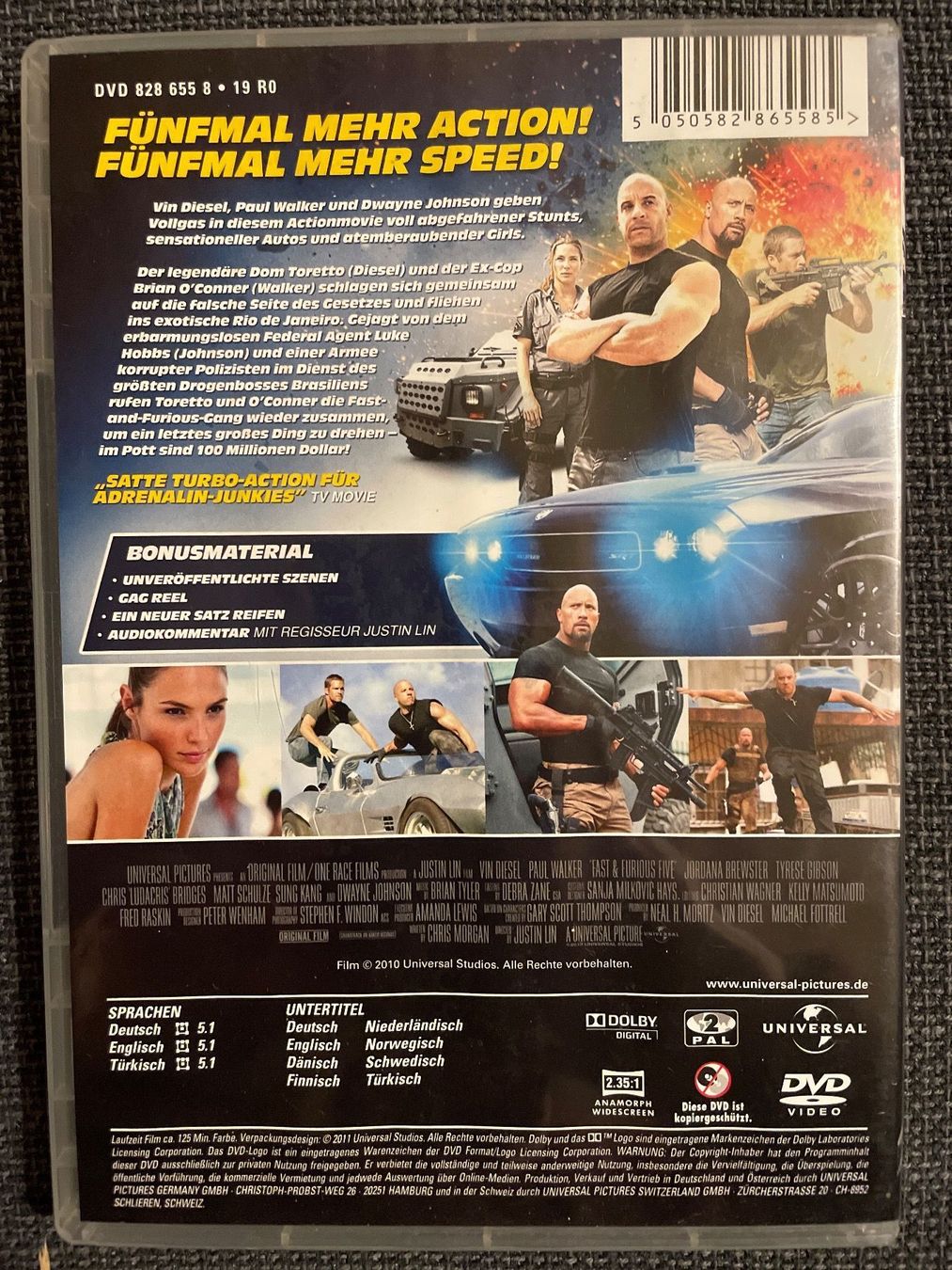 Tutti i DVDs: [DVD] Fast & Furious 5 (2011) – Usato da Frasnacht venduto da GracyStore 1