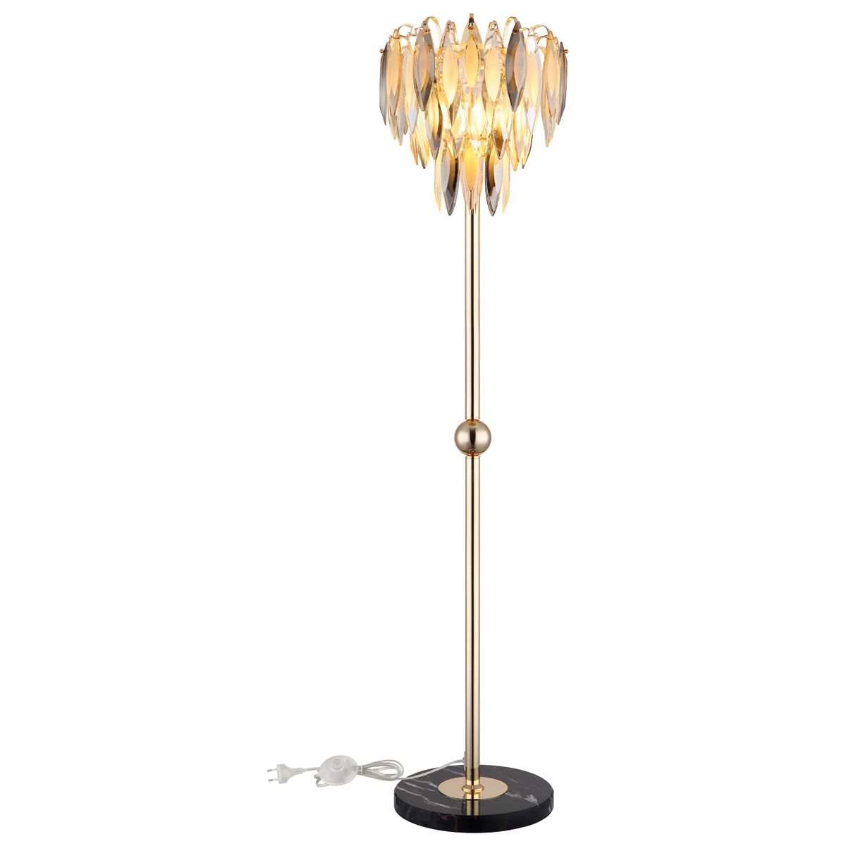 Lampade: Stehleuchte, Kristall, 165 cm Höhe – Nuovo (secondo la descrizione) da Kreuzlingen venduto da Smart-Light 4
