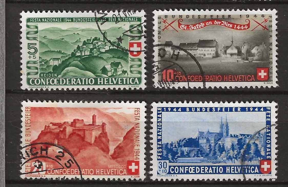 Tutti i francobolli: PP044 - Pro Patria 1944 obl. – Usato da Trélex venduto da Phil_Albert