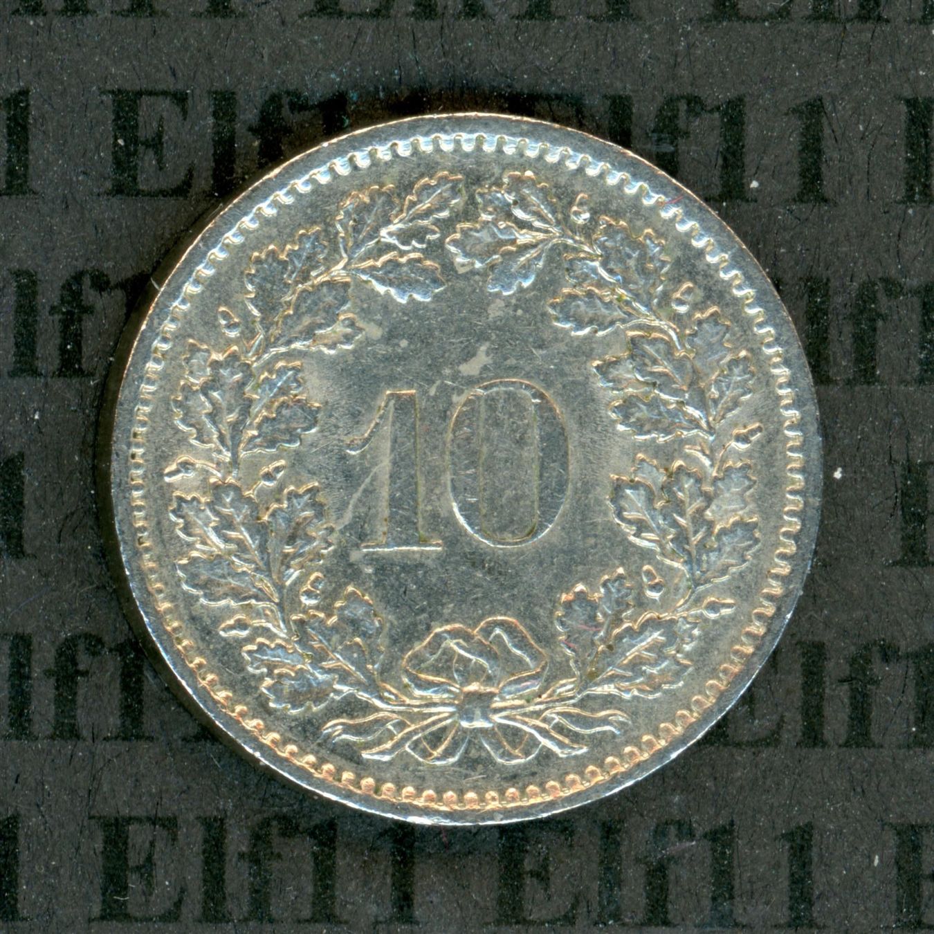 Tutti le monete: CHF___0.10 1970 -vz 10 Rappen – Usato da Widnau venduto da Elf11 1
