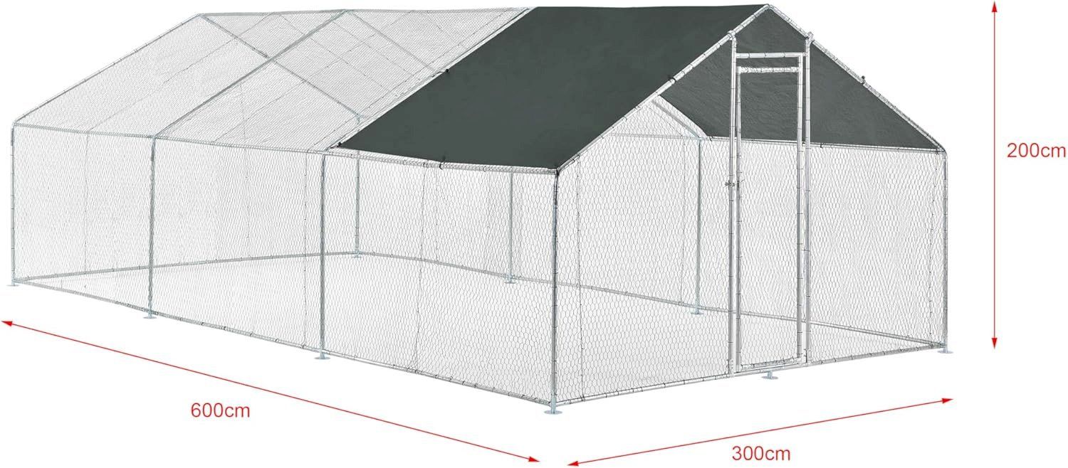 Gabbie, trasporto & Sicurezza: Freilaufgehege 3x6x2m mit Sonnendach – Nuovo e nell'imballaggio originale da Bottighofen venduto da zaap 6