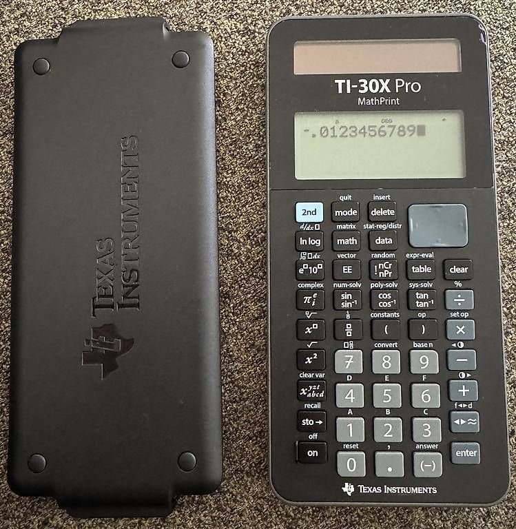 Texas Instruments Taschenrechner: Texas Instruments TI-30X Pro MathPrint Rechner – Gebraucht aus Volketswil von IT-Mac
