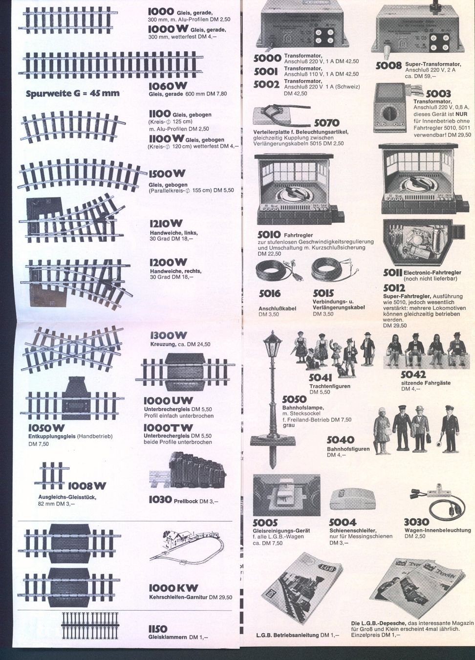 LGB Modellini di ferrovie: LGB Original-Katalog 1970 bis 1971 – Usato da Zürich venduto da narrow_gauge 2