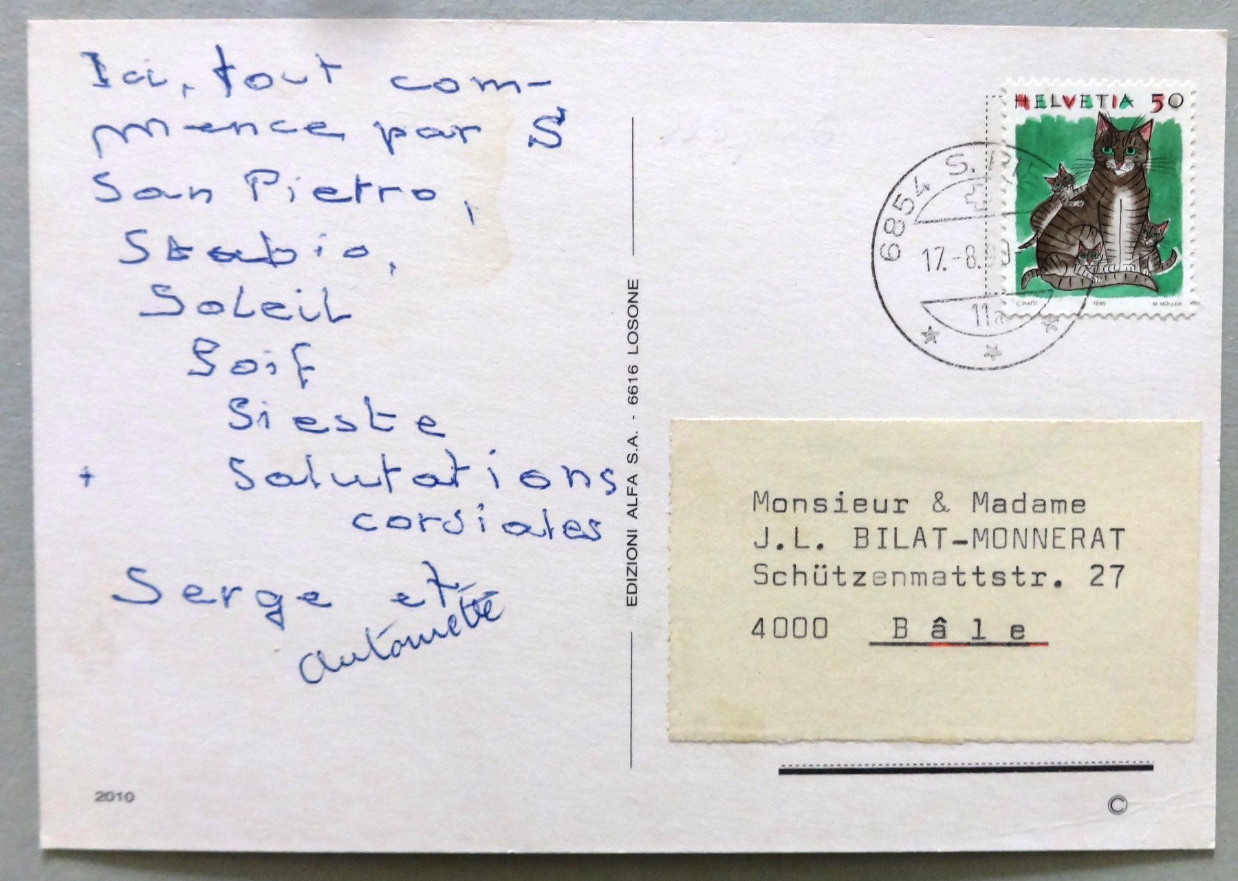 Cartes postales: Mendrisiotto – D'occasion à Fétigny par Billy2miny 1