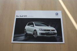 VW Golf GTI Adidas Prospekt / Broschüre 11/2011