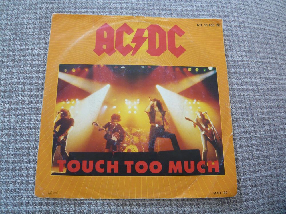 SINGLE AC DC TOUCH TOO MUCH (Gebraucht) in Echallens für CHF 15 – mit ...