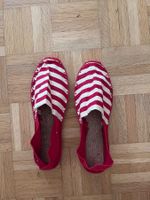 Espadrilles rayées rouge et blanc taille 40 neuves