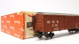 e52 alt  Rivarossi C Box USA Box Car Sea Board 15412 braun