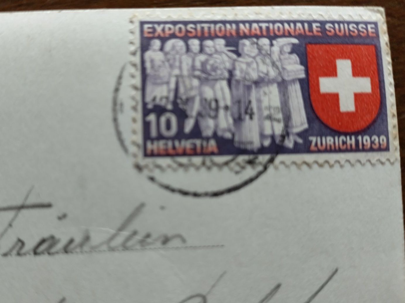 Cartoline postali: Alte Ansichtskarte Kloster Einsiedeln, 1939, – Usato da Wildhaus venduto da Hukwildhaus 1