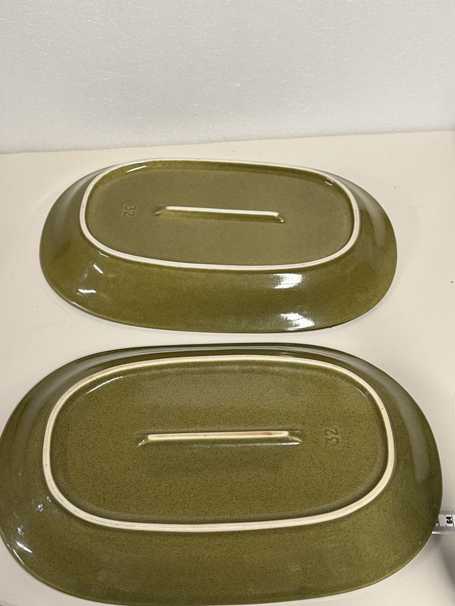 Rössler Piatti di portata: 2x Original Rössler Design Servierplatte Platte – Usato da Deitingen venduto da Himhip 1