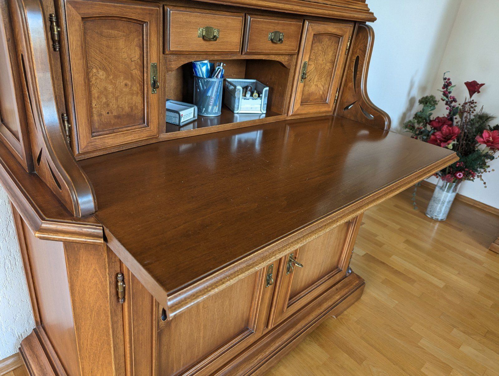 Vitrinen: Biedermeier Stilmöbel Sekretär Vitrine SELVA  + Versand – Gebraucht aus Gemünden von GEUENWALD 3