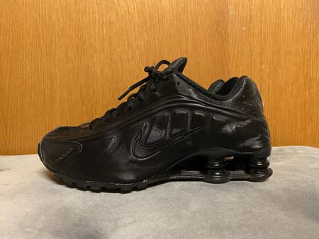 Nike Shox TL Black Leather Sneakers