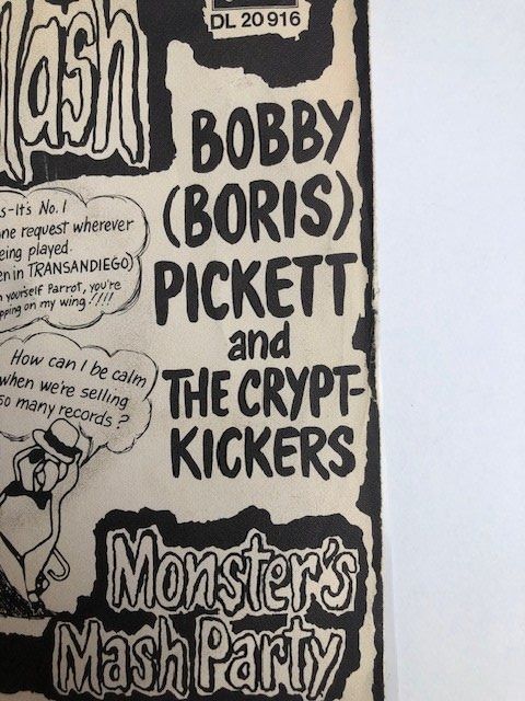 Dischi in vinile: Bobby Pickett And The Crypt - Kickers – Usato da Aarwangen venduto da Jukebox3 1