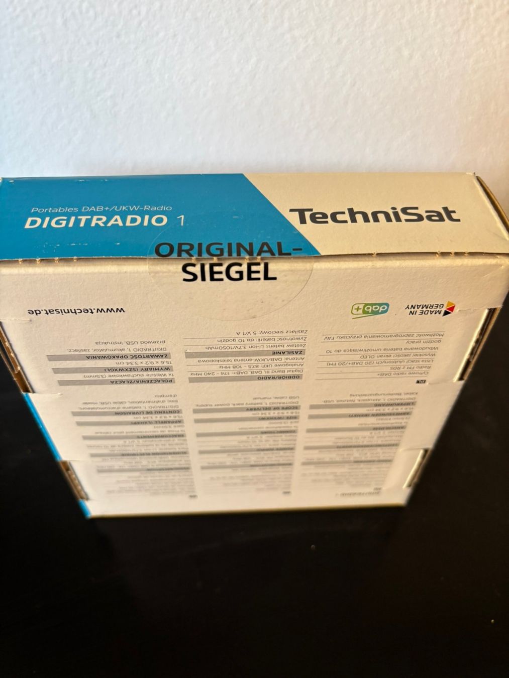 Technisat Radios: Technisat Digitradio1 DAB+ siber/schwarz – Neuf avec emballage d'origine à Lenzburg par franzwalter 3