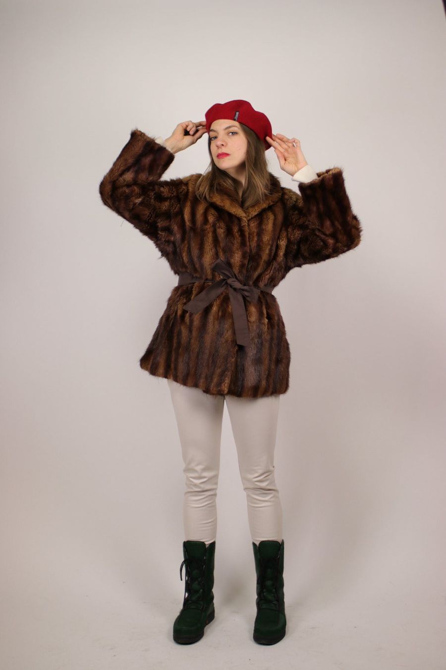 Nerz Mäntel: 1960s Brown Mink Fur Coat - Size S – Gebraucht aus Hombrechtikon von BAZ-Vintage 8