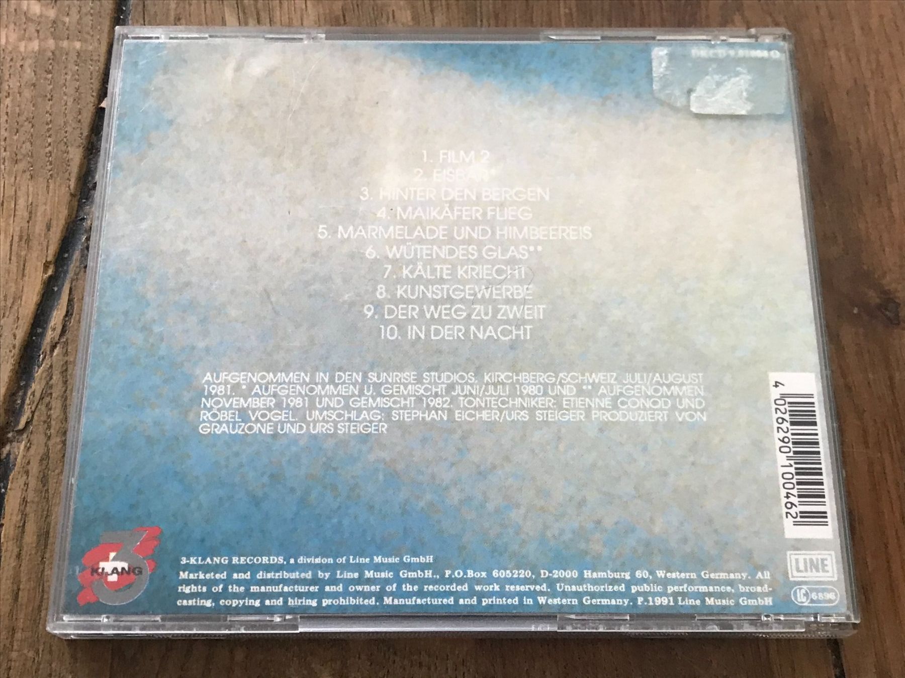 CDs: GRAUZONE - Grauzone - CD – D'occasion à Buchs AG par Archie 2