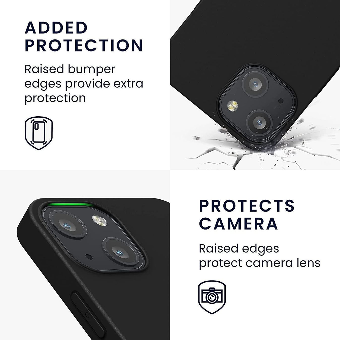 Cover & Protezioni schermo: iPhone 14 Hülle Etui Silikon Case Back Cover Coque Tasche – Nuovo e nell'imballaggio originale da Volketswil venduto da coverandmore 2