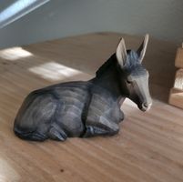 original Brienzer Krippenfigur Esel