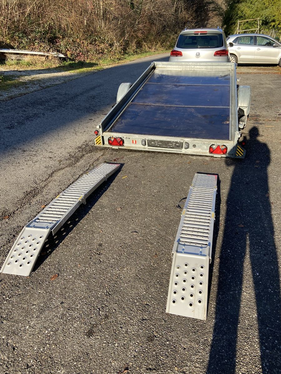 Pongratz Rimorchi: Remorque transport basculante – Usato da Epauvillers venduto da Crap2 4