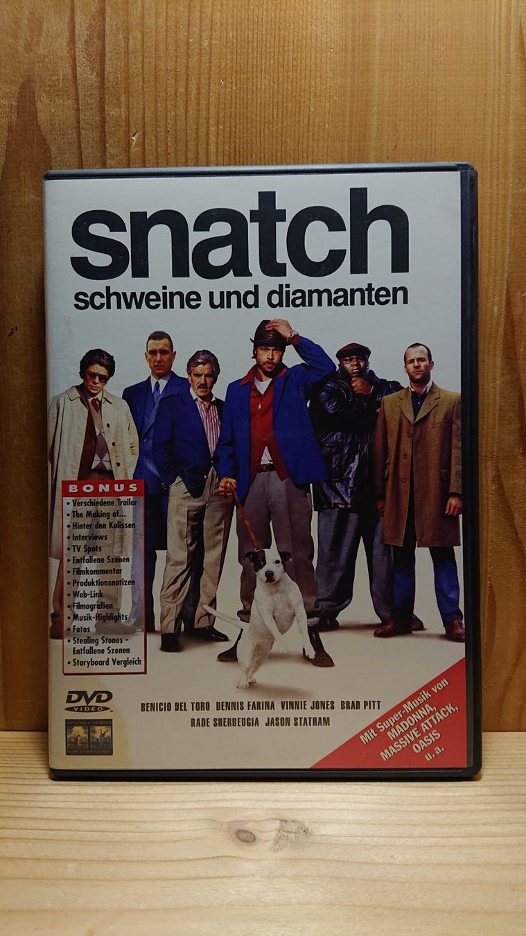 Tutti i DVDs: SNATCH Schweine und Diamanten DVD mit Brad Pitt – Usato da Wilderswil venduto da Exebub