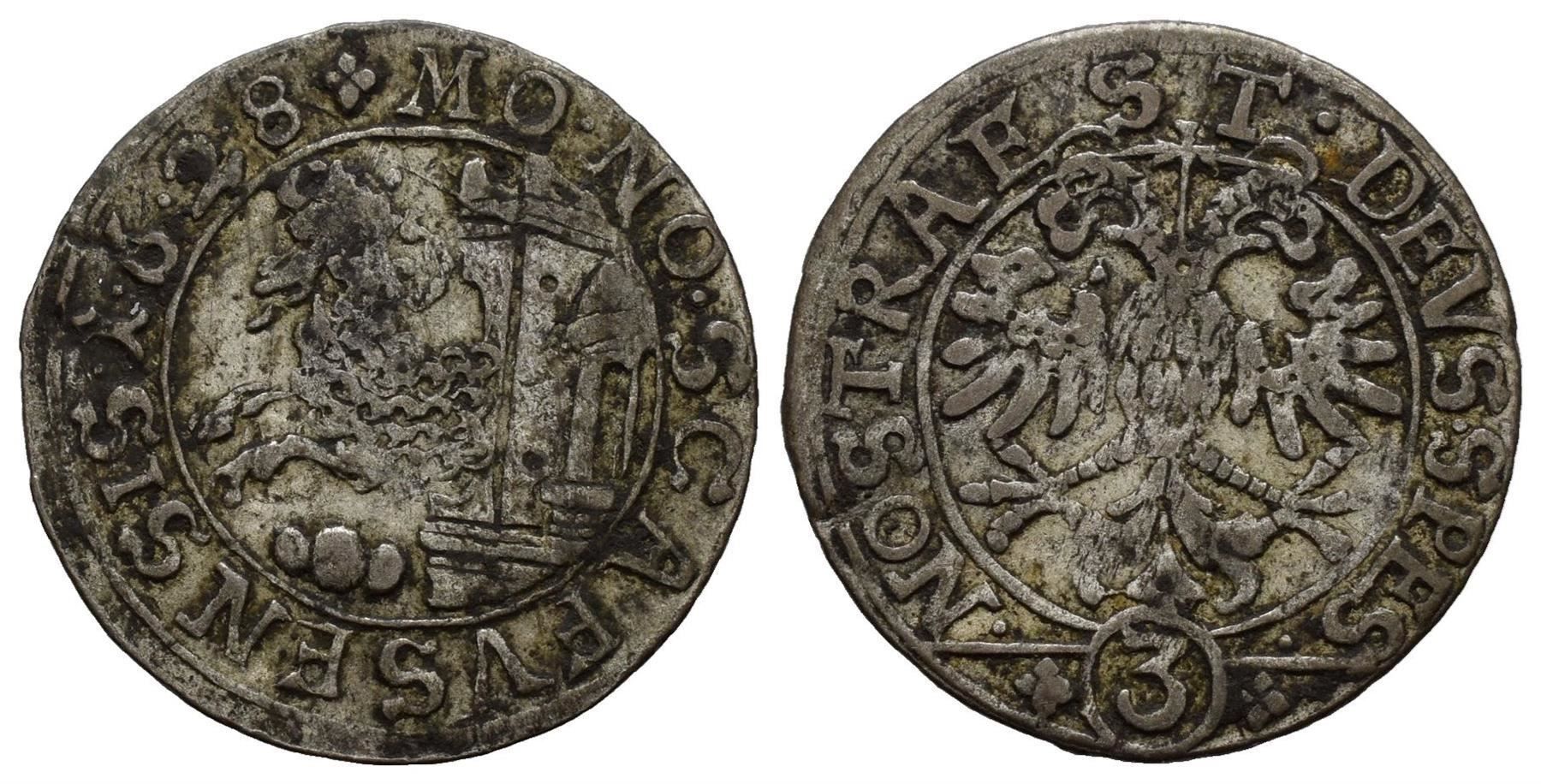 Tutti le monete: Schaffhausen Groschen 1628 /858 – Usato da Trimbach venduto da Solothurn1