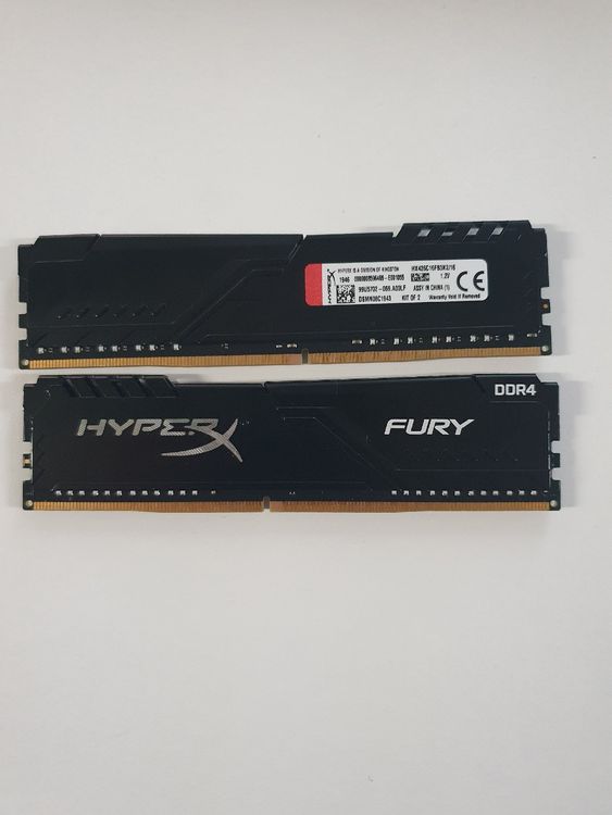 HyperX Fury 8 Go (2x 4Go) DDR3 1333 MHz CL9 - Mémoire PC HyperX sur