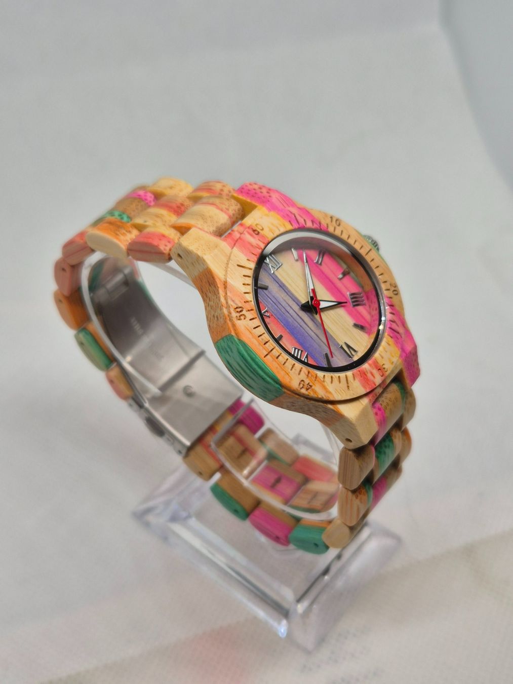 Orologi: Holzuhr Damen Bunt NEU OVP / Orologio Legno Donna Nuovo – Nuovo e nell'imballaggio originale da Losone venduto da bal_gfp6 2