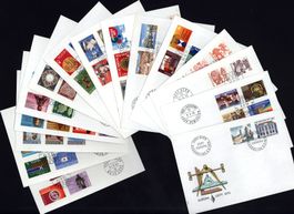 Satz FDC's Nr. 412-693 ca, 94 Stück (K287)