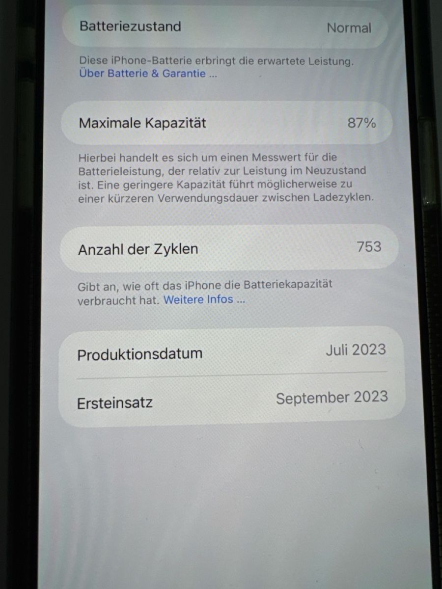 Apple Telefoni cellulari / Smartphones: iPhone 15 Pro Max 256 GB Blue Titanium Top! – Usato da Rüdtligen venduto da Simms74 6