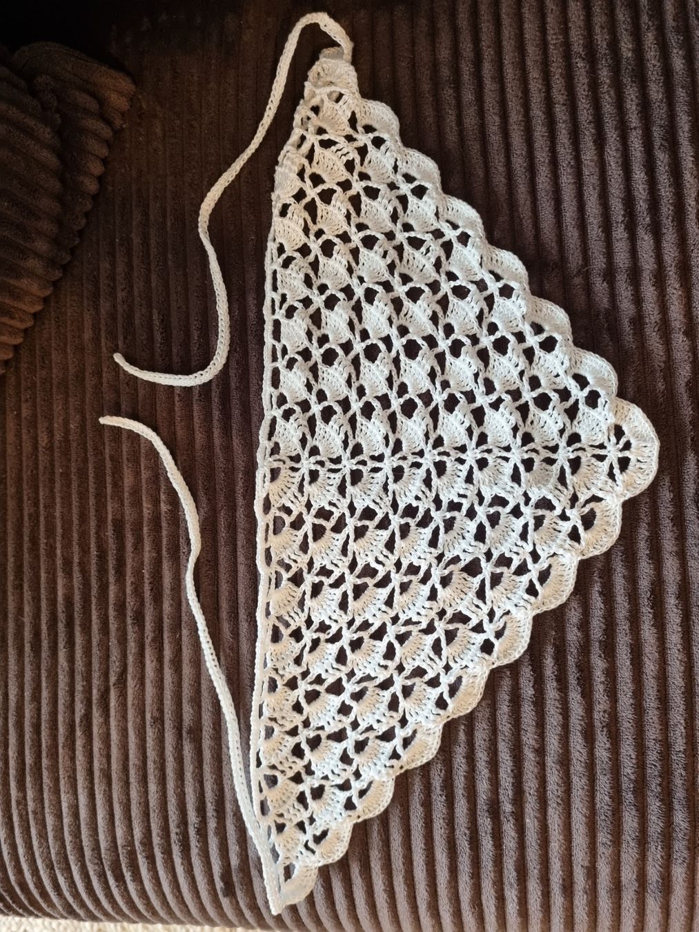 Accessori per capelli: Foulard cheveux crochet blanc coton – Nuovo e nell'imballaggio originale da Riddes venduto da pierre-a-facettes 1