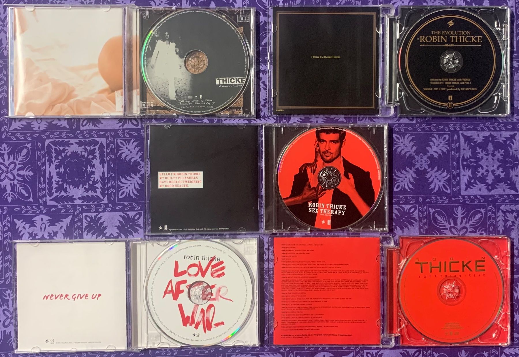 CD: Robin Thicke - CD-Sammlung bestehend aus 5 CDs – Usato da Volketswil venduto da dancingsoul74 2