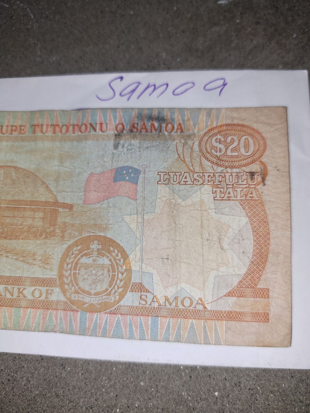Billets de banque: Samoa 20 Tala Banknote,  – D'occasion à Kölliken par Upcycling-by-Mc-TAM 4