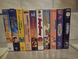 VHS Kassetten Disney Märchen u.s.w