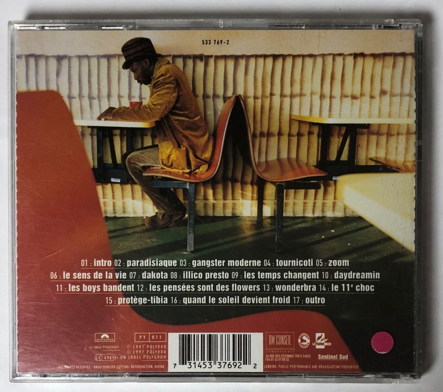 CDs: MC SOLAAR - PARADISIAQUE – Gebraucht aus Poliez-Pittet von Newtown-Records 1
