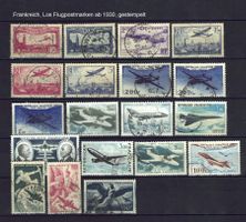 Frankreich Los Flugpost ab 1930, gestempelt