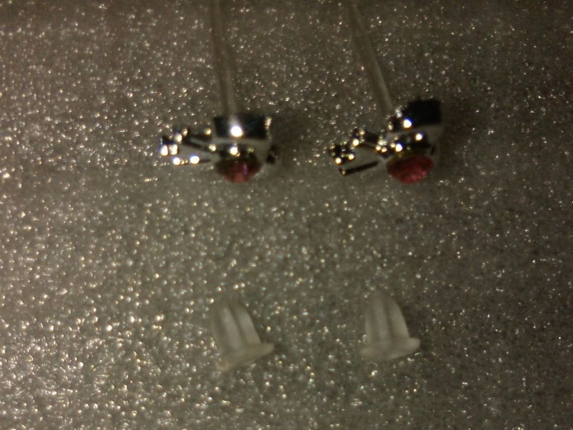 Orecchini pendenti & Orecchini a lobo: OHRRINGE MODESCHMUCK,,,ROSEROT KRISTALL – Nuovo (secondo la descrizione) da Basel venduto da bijoutrie_4 1