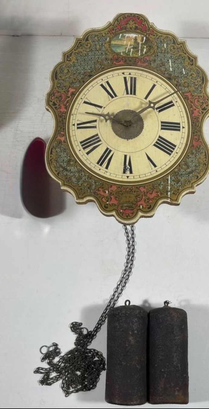 Stand- & Wanduhren: Mécanisme horloge comtoise avec de très belles décorations – Defekt aus Genève von ZeuSatan