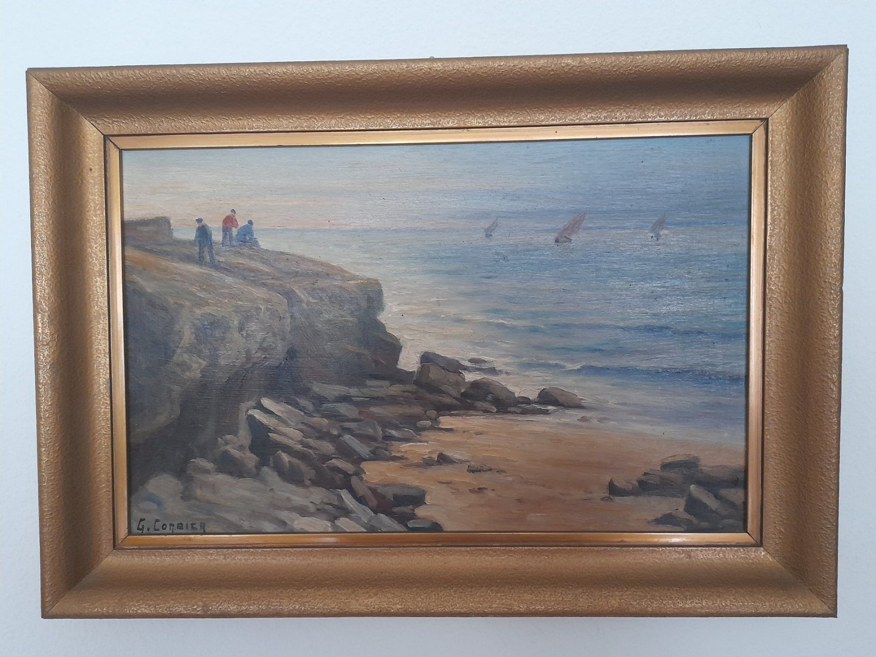 Dipinti: Ölgemälde Atlantikküste ca. 1930er – Usato da Zollikon venduto da TimeIsMoney 2