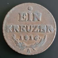 1 Kreuzer A 1816 Österreich Austria Münze Coin Money Monnaie
