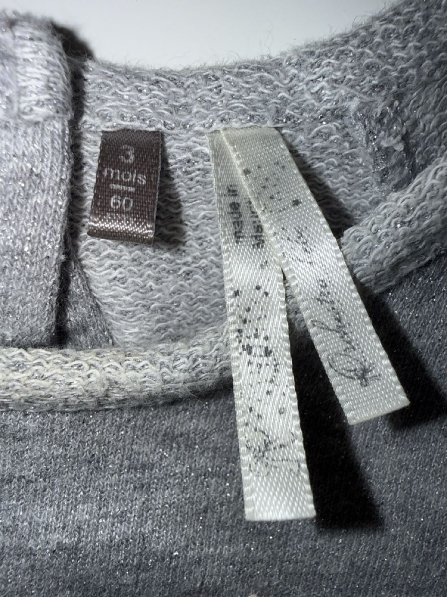 Vestiti & Gonne: Robe bébé grise motif chat taille 60cm – Usato da Saulcy venduto da lanah31 1