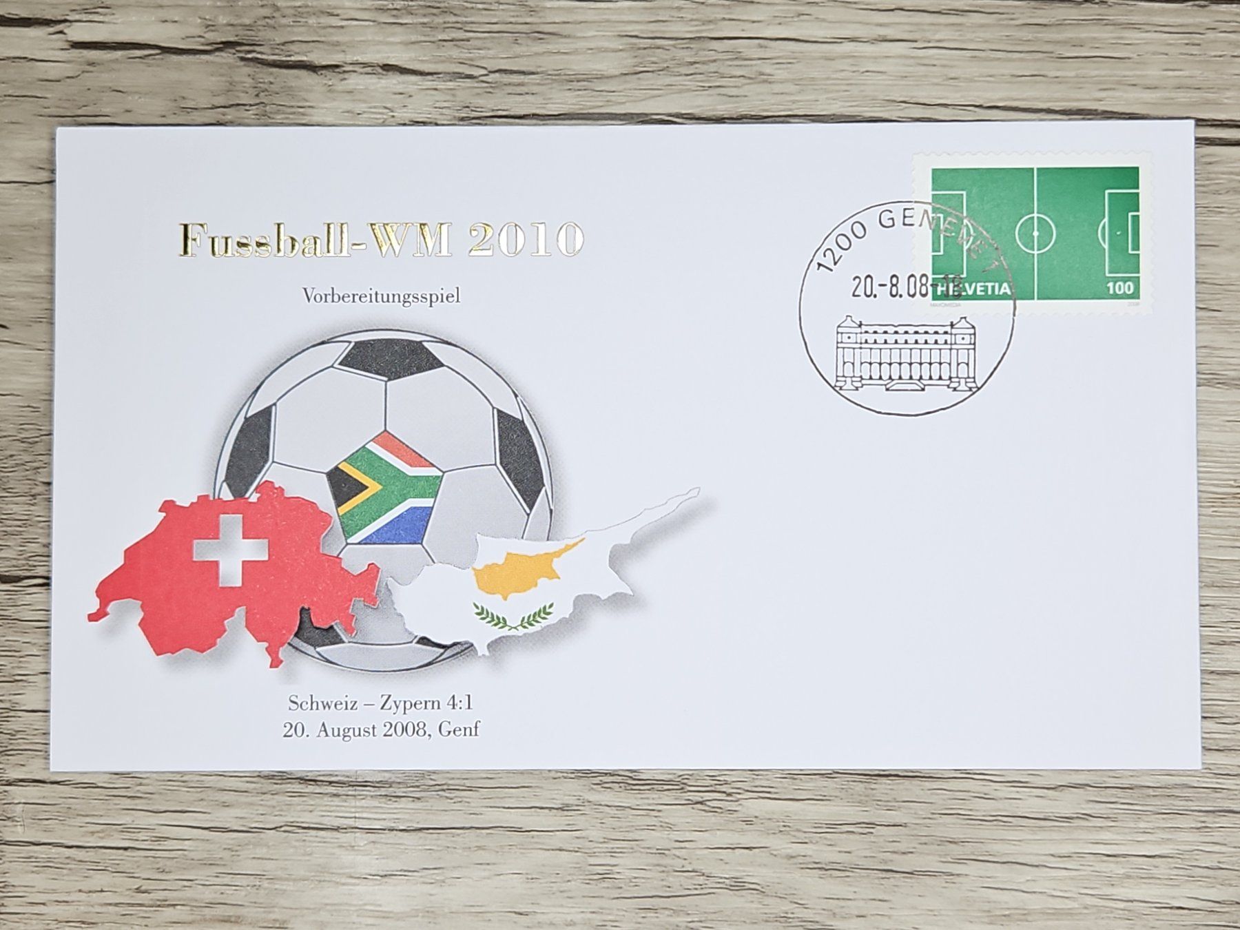 Tutti i francobolli: CL03 Enveloppe + Timbre Suisse 2008 – Usato da Cousset venduto da Patrick_Collections