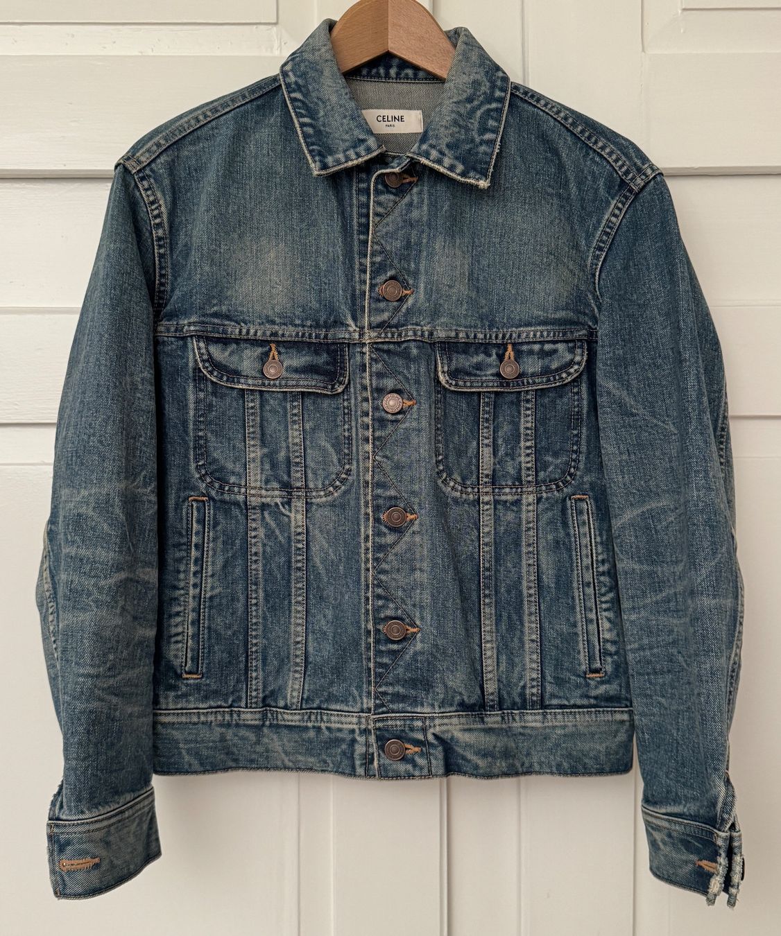 Celine Giacche: Celine Denim Trucker Jacket Jeansjacke SS20 – Usato da Zürich venduto da dodichnobli 1